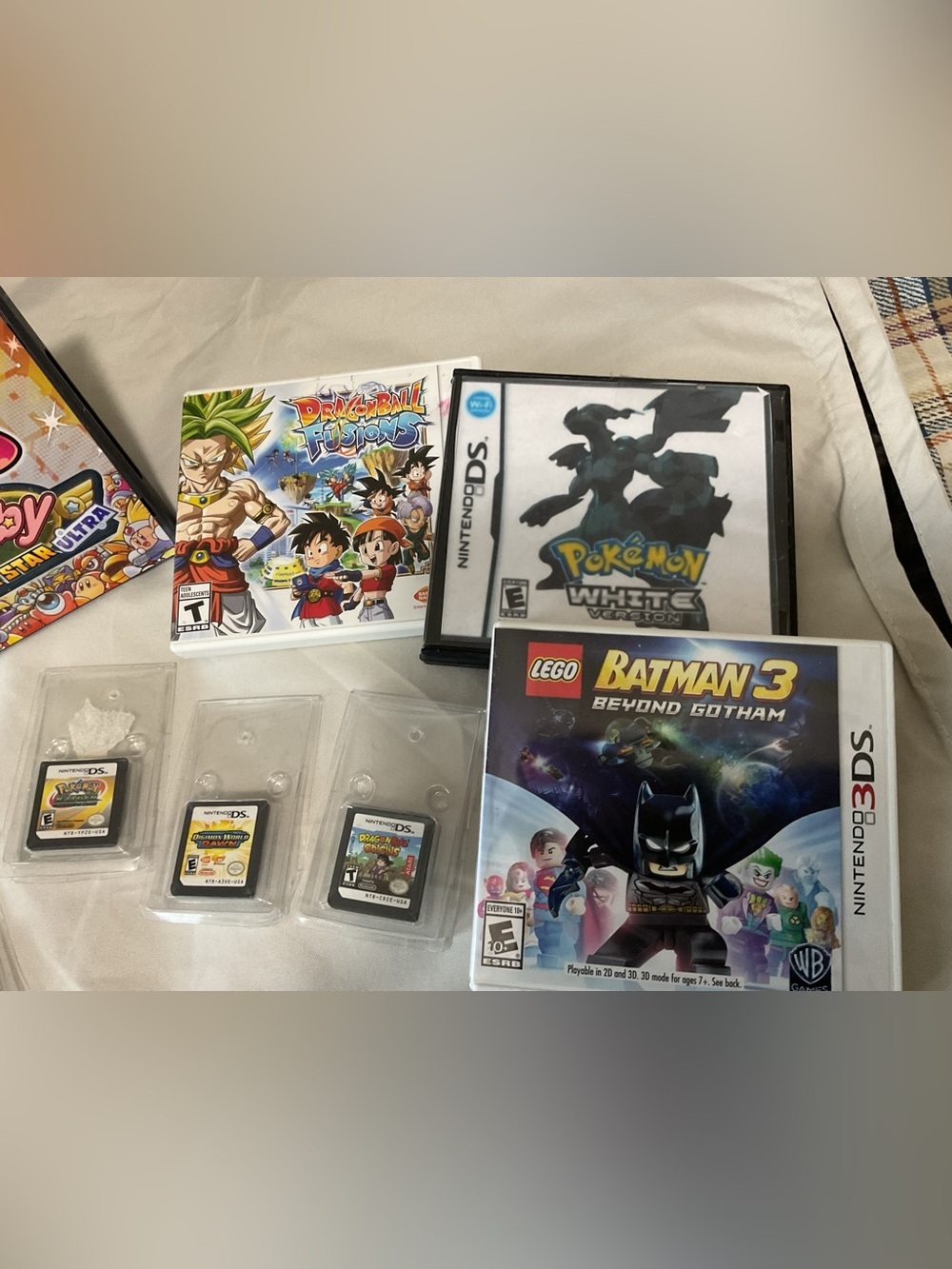 Nintendo 3DS XL Pokémon skin Handheld with 9 Game Cartridge Bundle - Picture 5 of 9